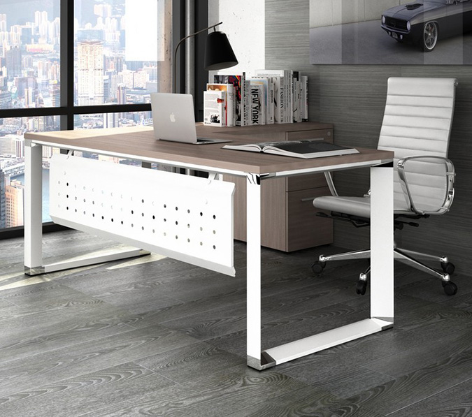 Escritorio SQ - Nobu White Semi Ejecutivo